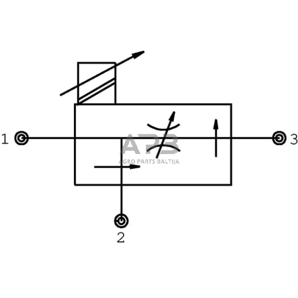 3 krypčių srauto reguliavimo vožtuvas PP12XA0NB 4