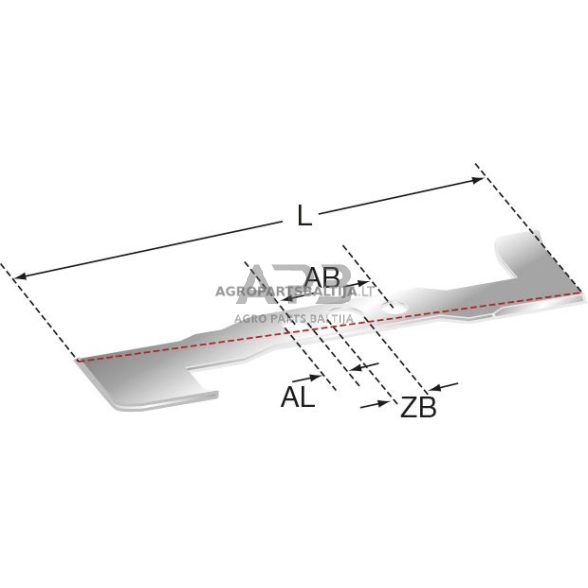 Mulčiuojantis peilis Jonsered 508 mm pjaunamosios plotis 20 ( 51 cm ) LM 2150SM 2