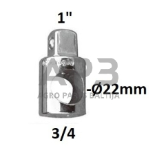 Adapteris 3 krypčių 3/4" - 1"