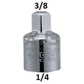 Adapteris 1/4"(F) - 3/8"(M)