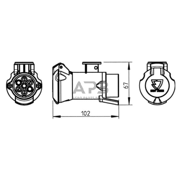 Adapteris ERICH JAEGER 311052JAE 4