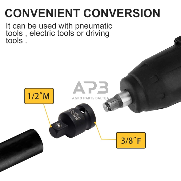 Adapterių smūginių rinkinys 6vnt. 1