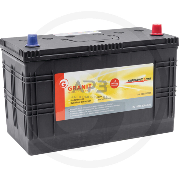 Akumuliatorius traktoriui Granit Endurance Line 12 V / 115 Ah 346 x 176 x 233 mm 60528-MF-19, 60528MF19