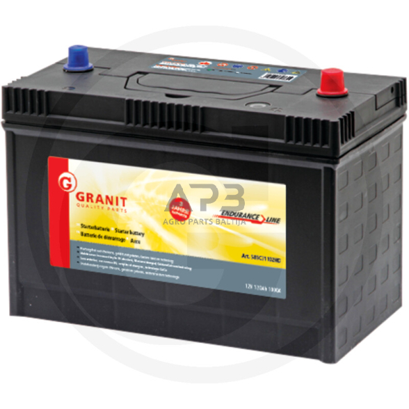 Akumuliatorius traktoriui Granit Endurance Line 12 V / 120 Ah 330 x 173 x 240 mm 00580-31095, 0058031095