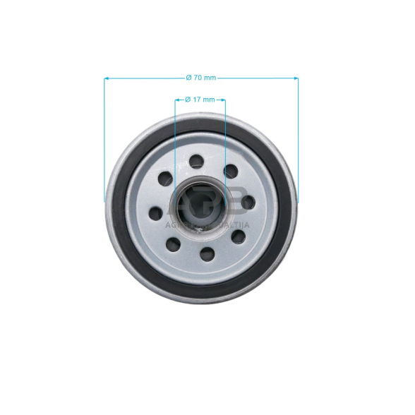 Alyvos filtras Kawasaki FH 430, FH 500, FH 530 70,00 x 68,00 mm, centrinė skylė 19,05 mm 49065-2057, 490652057, 49065-2062, 490652062, 49065-2071, 490652071, 49065-2078, 490652078 3