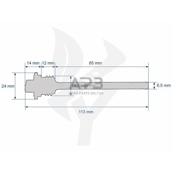 Alyvos kamštis Briggs & Stratton Classic 35, Classic 450, Sprint 40 Fixspeed, Sprint 375 281081, 280485, 691913 2