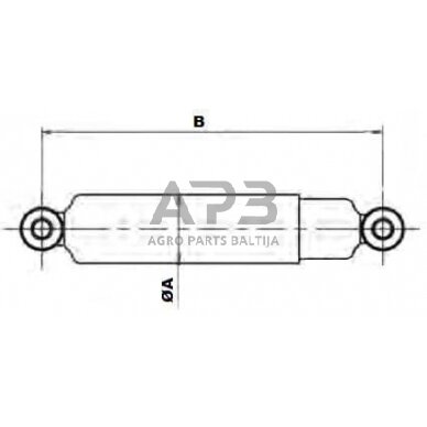 Amortizatorius 80/397/636 ADR 8218301 1