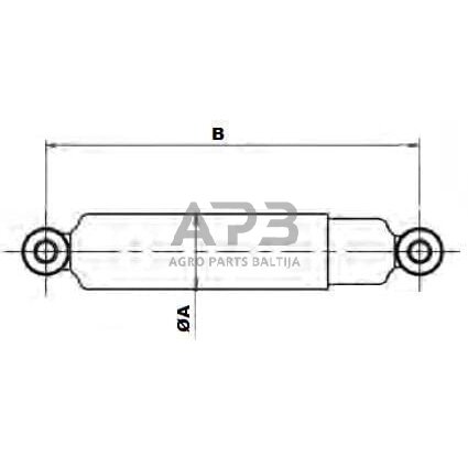 Amortizatorius 80/397/636 ADR 8218301 1