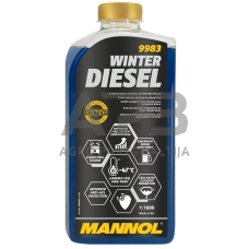 Antigelis dyzelinui -47°C MANNOL 1000ml