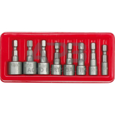 Atsuktuvų galvučių rinkinys 1/4" (8vnt) 5-13mm