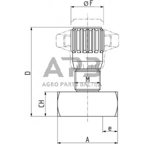 Atbulinis vožtuvas FT2575100MP