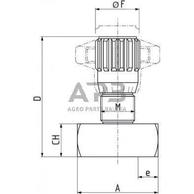 Atbulinis vožtuvas FT2575100MP 1