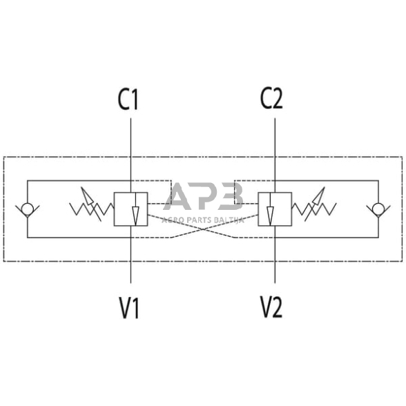 Atbulinis vožtuvas VBCD DE A, G1/2", C056V0432 1