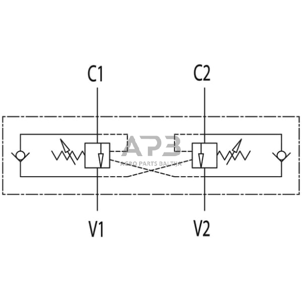 Atbulinis vožtuvas VBCD DE A, G1/2", C056V0432 3