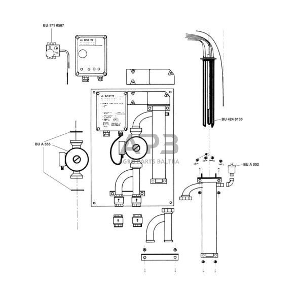 Automatinis sausintuvas LA BUVETTE BUA552 1