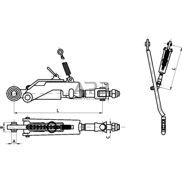 Automatinis stabilizatorius 432,00 mm – 490,00 mm Vapormatic VPL3294 1