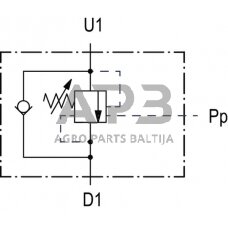 Balansavimo vožtuvas N1116 3/8 G5P4, VOSLP05001ST