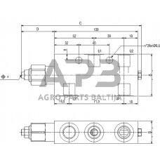 Balansavimo vožtuvas R1116 1/2 G5P4, VOSL10005ST