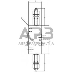 Balansavimo vožtuvas VODL 05 A06 S B, VODL05002 3