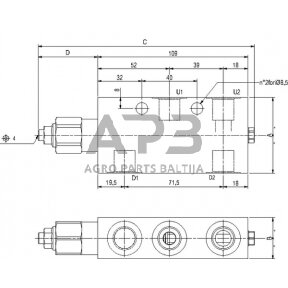 Balansavimo vožtuvas R1116 1/2 G5P4, VOSL10005ST