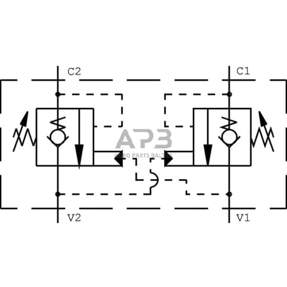 Balansavimo vožtuvas 2X CP4411B0EA451 A12 3/4 , CP4412001 3