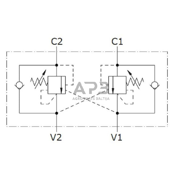 Balansavimo vožtuvas N1116 3/8 G5P4, VODL05004ST 1