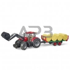 Bruder traktorius su frontaliniu krautuvu Case IH Optum 300CVX, 03198