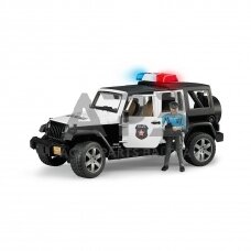 Bruder policijos automobilis Jeep Wrangler Unlimited Rubicon 02526