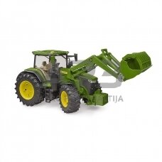 Bruder traktorius su frontaliniu krautuvu John Deere 7R 350, 3151, 03151