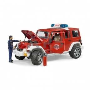 Bruder Jeep Wrangler priešgaisrinės tarnybos automobilis 02528