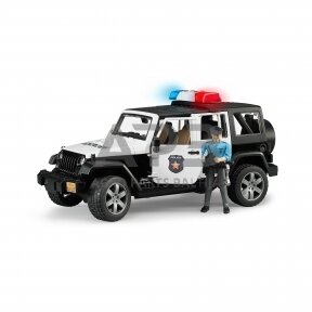 Bruder policijos automobilis Jeep Wrangler Unlimited Rubicon 02526