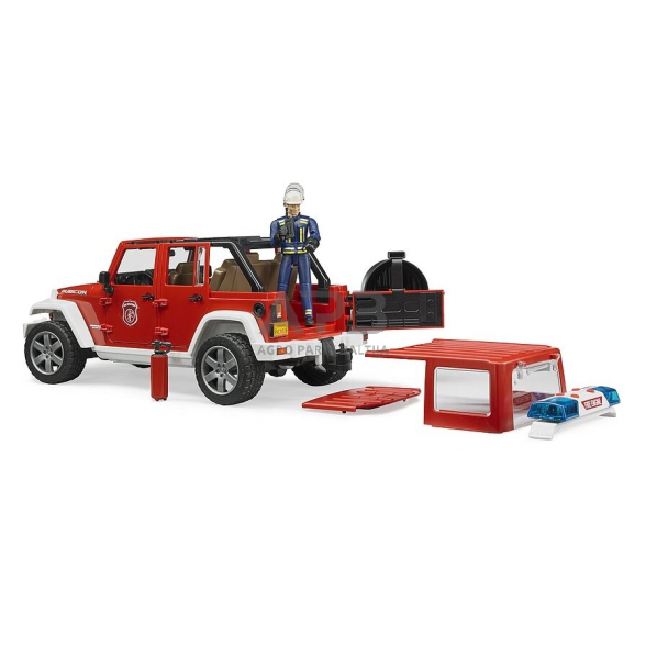 Bruder Jeep Wrangler priešgaisrinės tarnybos automobilis 02528 4