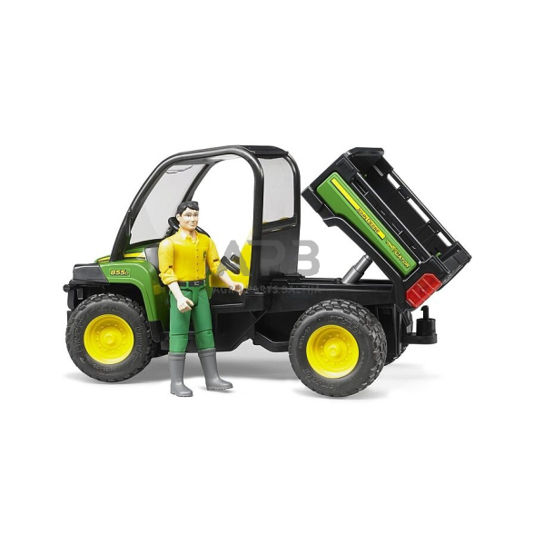 Bruder visureigis John Deere Gator XUV 855D su vairuotoju, 02490 1