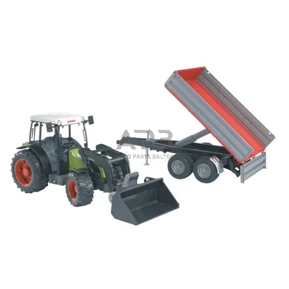 Bruder traktorius su priekaba Claas Nectis 267 F, 02112