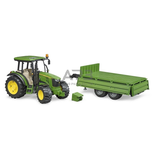 Bruder traktorius John Deere 5115M su priekaba 02108 3