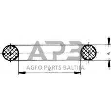 Case IH 1046 OR1872262P010 O žiedas 18,72x2,62 mm 70 shore 10x Kramp