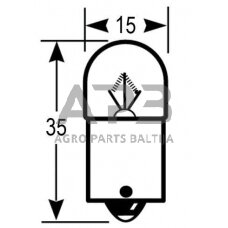 Case IH 1056 / 1056XL VLC0207 lemputė R5W 12V 5W Vapormatic