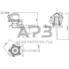 Case IH 276 708294R93KR CI kuro siurblys