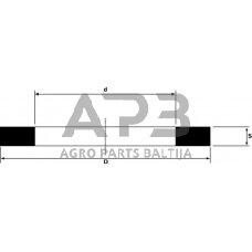 Case IH 4210 CU263220P025 Varinė poveržlė 26x32x2mm Kramp