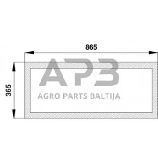 Case IH 5120 D7082 Apatinis galinis langas