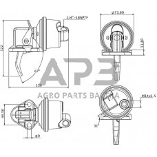 Case IH 5120 J928143KR Kuro siurblys CI