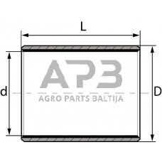 Case IH 745 / 745XL ZB283230DIN slydimo guolio įvorė