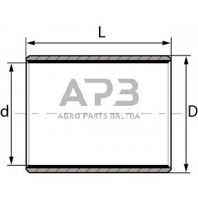 Case IH 1056 / 1056XL ZB141620PTFE Guolių įvorė