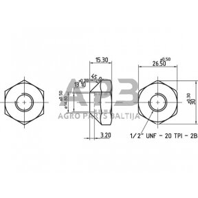 Case IH 4210 195490M1N Rato veržlė