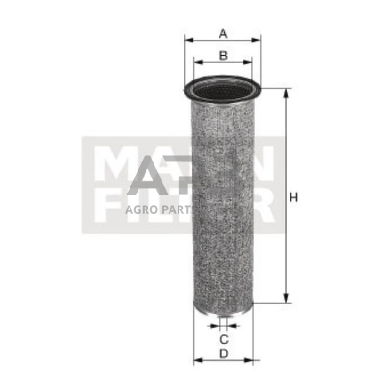 Case IH 845 / 845XL CF950 Oro filtro vidinis M&H 1