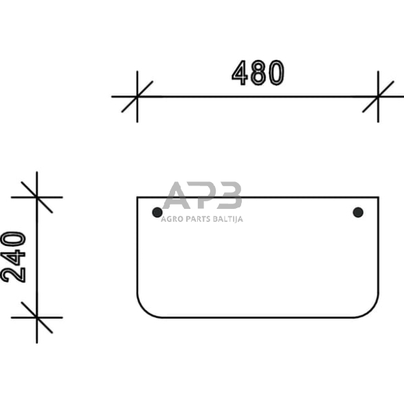 Case IH 533 D7409 Apatinis galinis langas