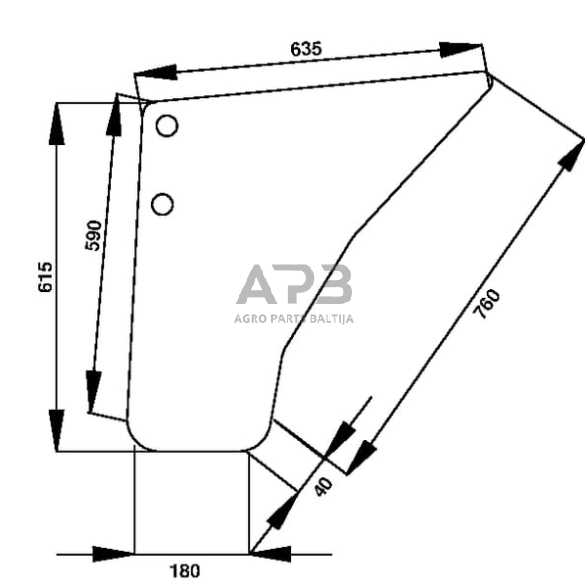 Case IH C42 134771738N Durų stiklo viršus