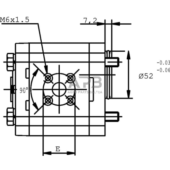 Case IH C42 PLP2011S095B6 siurblys PLP20.11,2S0-95B6-LBE/BC-N-EL 3