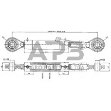 Centrinė traukė toplink 277,00 mm – 725,00 mm M36 AL200985N