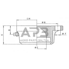 Cilindro lizdas D 65 TC965B